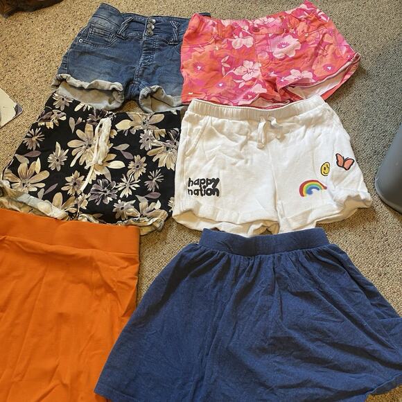 LotOf8 Girls Shorts Skirts S/10 Mixed Brands Summer Beach Sports Outdoors Comfy - Picture 4 of 5